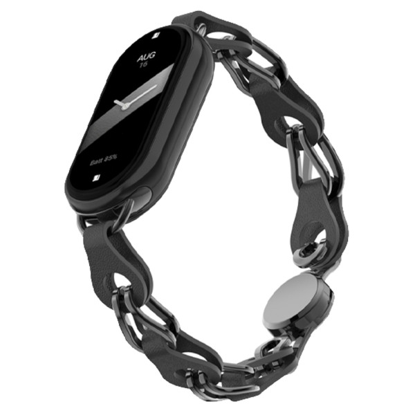Фото - Ремешок для фитнес-браслета Armorstandart Chain Wristband for Xiaomi Smart Band 10/9/8 Black (ARM86887)