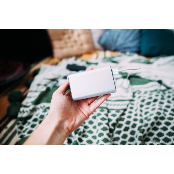 Фото - Батарея мобильная Canyon 10000mAh Silver QC3.0 (H2CNDTPBQC10S/CND-TPBQC10S)