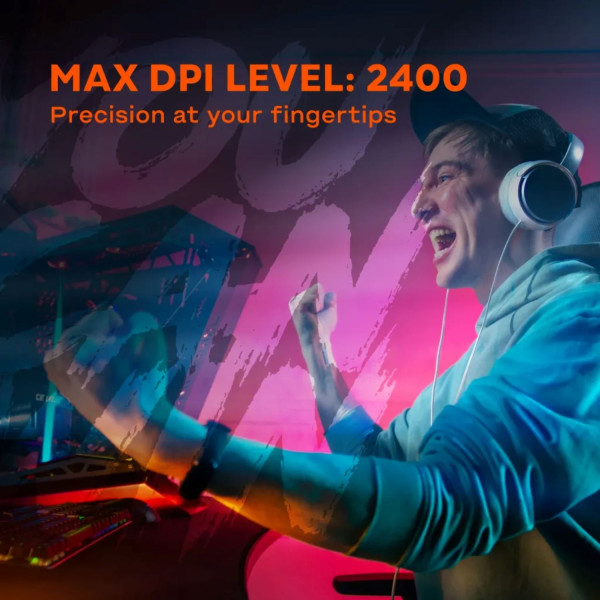 Фото - Мышь беспроводная игровая Canyon Cutlass RGB Wireless Gaming Black (CND-SGMW11B)