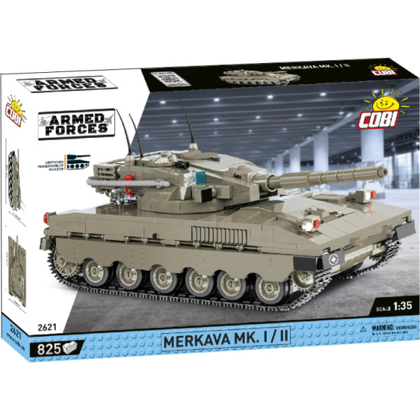 Фото - Пластиковый конструктор Cobi Танк Мерковая Mk 1 825 деталей (COBI-2621)