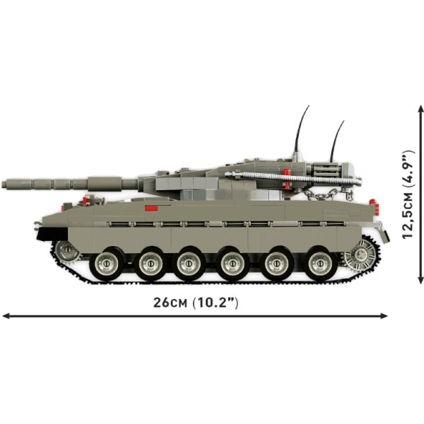 Фото - Пластиковый конструктор Cobi Танк Мерковая Mk 1 825 деталей (COBI-2621)