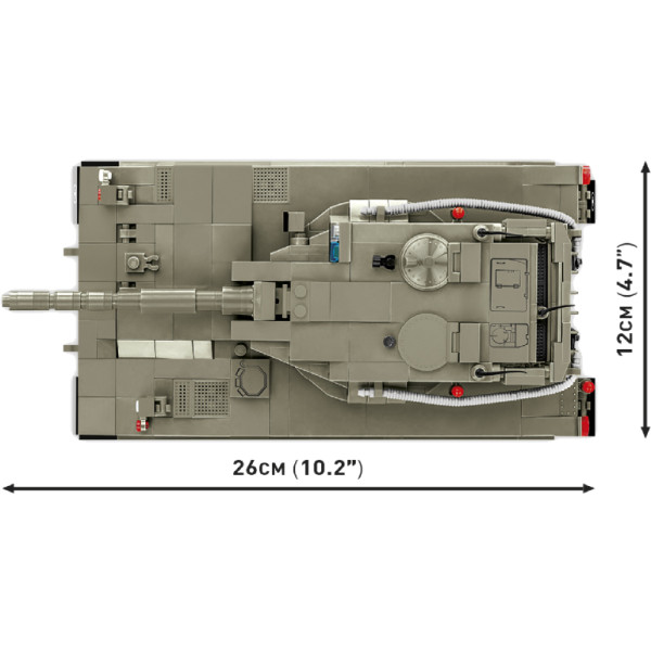Фото - Пластиковый конструктор Cobi Танк Мерковая Mk 1 825 деталей (COBI-2621)
