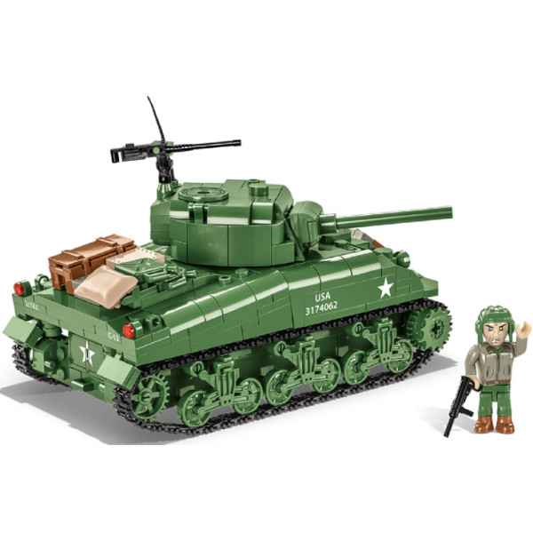 Фото - Пластиковый конструктор Cobi Company of Heroes 3 Танк M4 Шерман 615 деталей (COBI-3044)