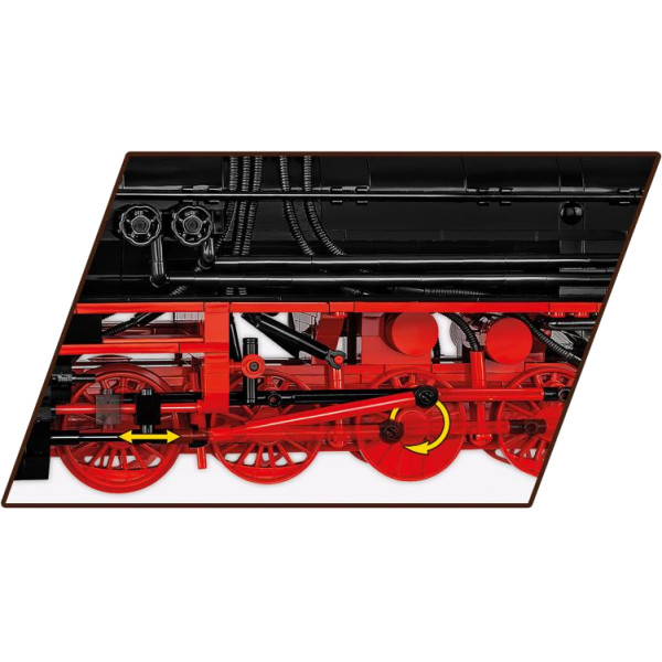 Фото - Пластиковый конструктор Cobi Локомотив DR BR Class 52 Эксклюзивный набор 1:35 2623 деталей (COBI-6280)