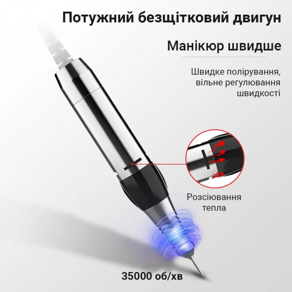 Фото - Маникюрный набор аппаратный SML M-11
