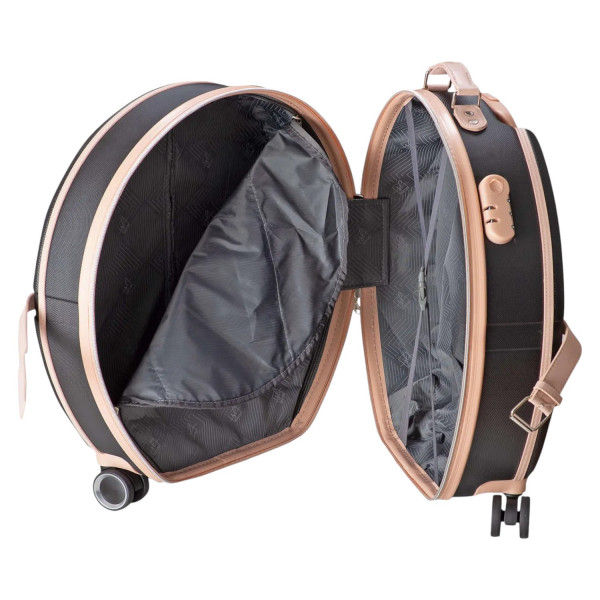 Фото - Чемодан Semi Line M Black/Pink Cream (T5671-3)