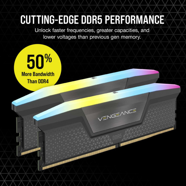 Фото - Память DDR Corsair DDR5 2x16GB/6000 Vengeance RGB (CMH32GX5M2E6000Z36)
