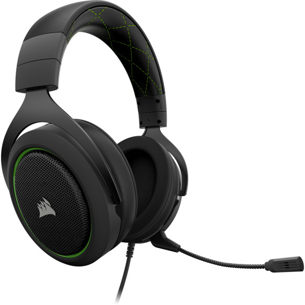 Фото - Гарнитура проводная игровая Corsair HS50 Black/Green (CA-9011171-EU)