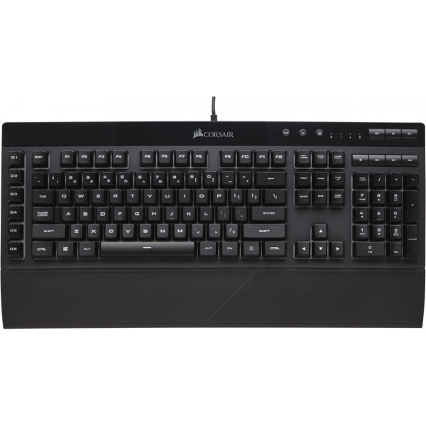 Фото - Клавиатура проводная игровая Corsair K55 RGB Black (CH-9206015-RU) USB