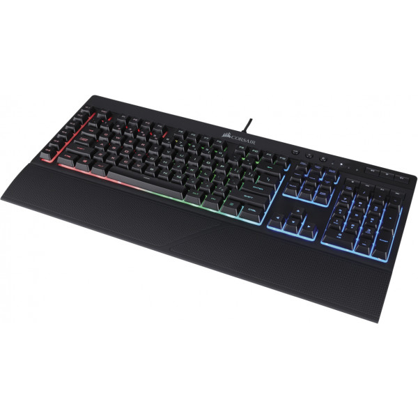 Фото - Клавиатура проводная игровая Corsair K55 RGB Black (CH-9206015-RU) USB