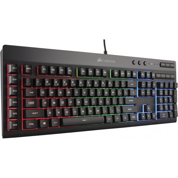 Фото - Клавиатура проводная игровая Corsair K55 RGB Black (CH-9206015-RU) USB