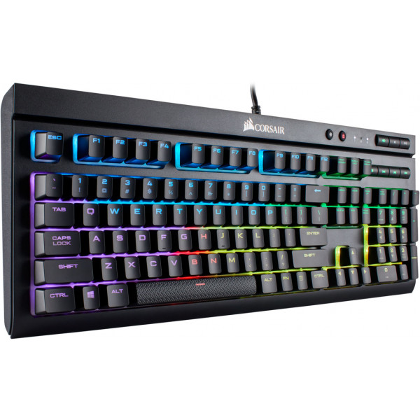 Фото - Клавиатура проводная игровая Corsair K68 RGB Cherry MX Red Black (CH-9102010-RU) USB