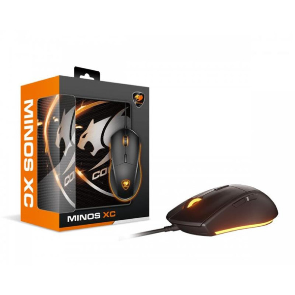 Фото - Мышь проводная игровая Cougar Minos XC Black USB + коврик Speed XC