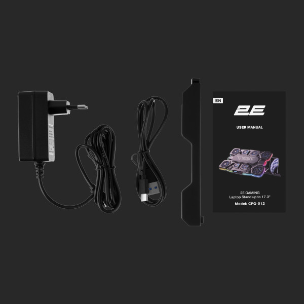 Фото - Уценка - Подставка под ноутбук охлаждающая 2E Gaming 2E-CPG-012 Black
