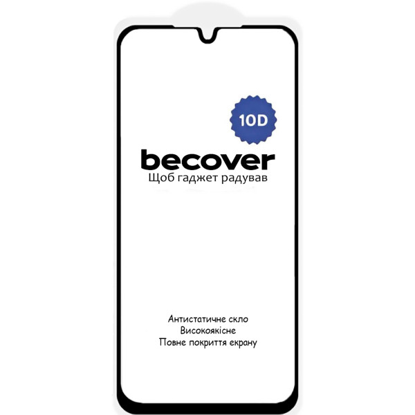 Фото - Защитное стекло для смартфона BeCover for Samsung Galaxy A16 4G SM-A165/A16 5G SM-A166 10D Black (712889)