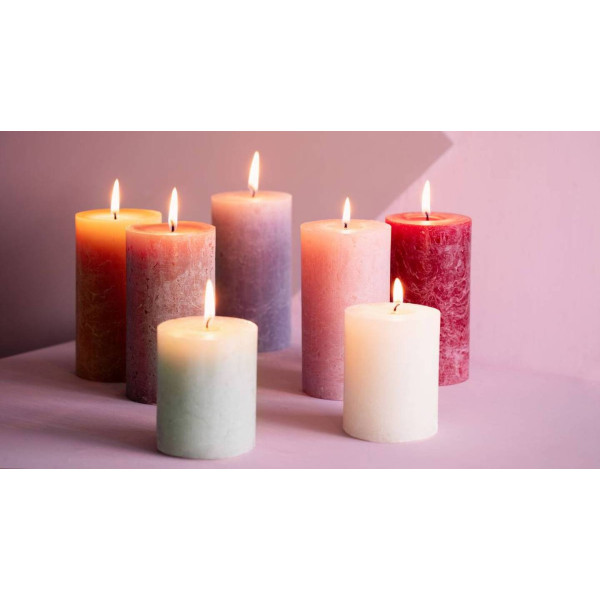 Фото - Свеча декоративная Bolsius SHINE 130/68 жемчужная (790305)