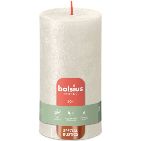 Фото - Свеча декоративная Bolsius SHIMMER 130/68 слоновая кость (647105) Фото - Свеча декоративная Bolsius SHIMMER 130/68 слоновая кость (647105)