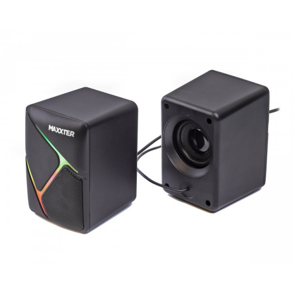 Фото - Компьютерная акустика компактная 2.0 Maxxter CSP-U004RGB