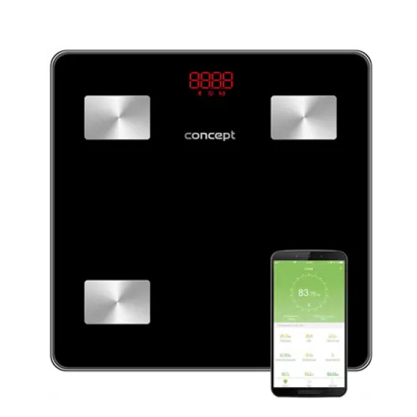 Фото - Весы напольные Concept VO4001 Perfect Health Black Фото - Весы напольные Concept VO4001 Perfect Health Black