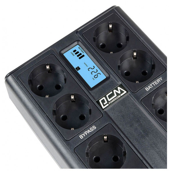 Фото - Источник бесперебойного питания Powercom CUB-1000N Schuko