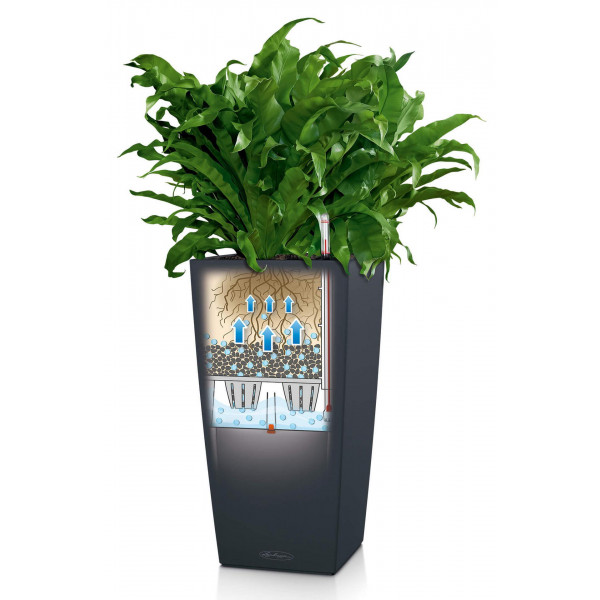 Фото - Вазон Lechuza 30/56 CUBICO Color Серый 13138