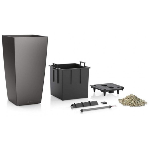 Фото - Вазон Lechuza 30/56 CUBICO Color Серый 13138