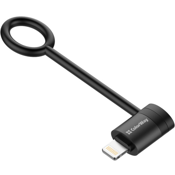 Фото - Переходник Colorway Lightning To USB-C Black (CW-AD-LC)