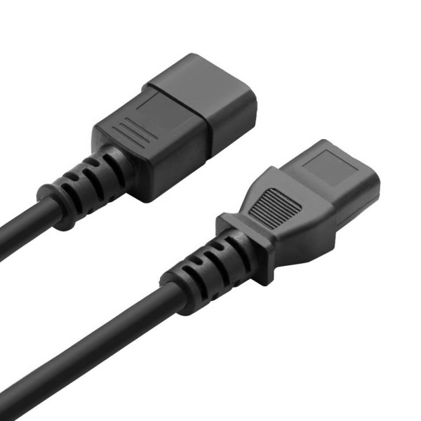 Фото - Кабель питания Colorway C13 to C14 1.8m (CW-CBP087-BK)