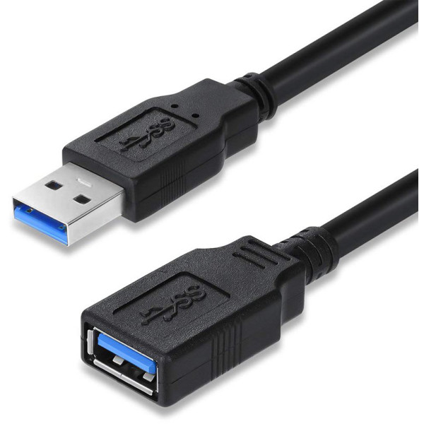 Фото - Кабель USB Type-A - USB Type-A Colorway USB 3.0 AM / AF 1.8m (CW-CBUF075-BK)