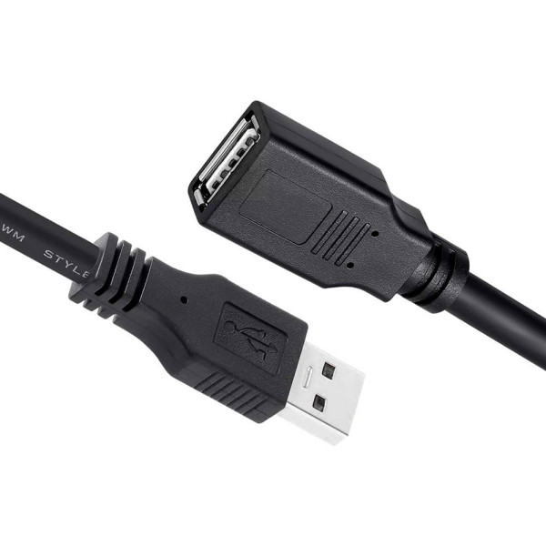 Фото - Кабель USB Type-A - USB Type-A Colorway USB 2.0 AM / AF 1.8m (CW-CBUF076-BK)