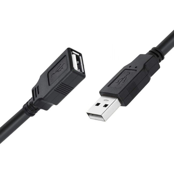 Фото - Кабель USB Type-A - USB Type-A Colorway USB 2.0 AM / AF 1.8m (CW-CBUF076-BK)