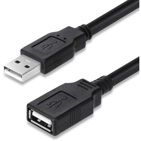 Фото - Кабель USB Type-A - USB Type-A Colorway USB 2.0 AM / AF 1.8m (CW-CBUF076-BK)