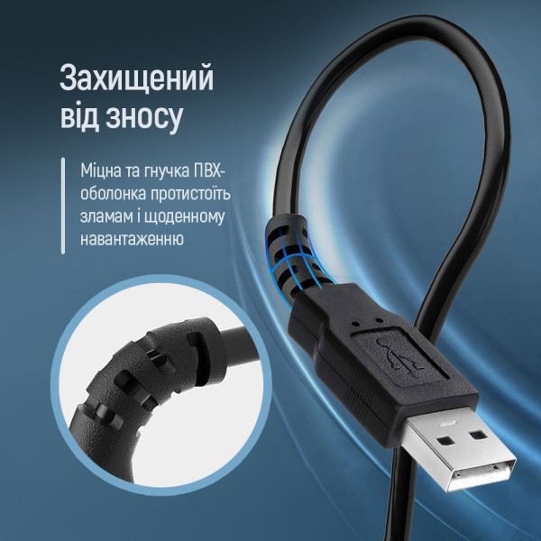 Фото - Кабель USB Type-A - USB Type-A Colorway USB 2.0 AM / AF 1.8m (CW-CBUF076-BK)