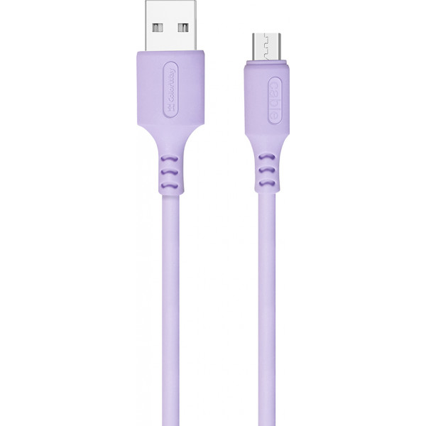 Фото - Кабель синхронизации данных Colorway USB - MicroUSB 2.4А 1 m (CW-CBUM044-PU)