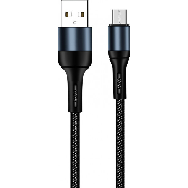 Фото - Кабель синхронизации данных Colorway USB - MicroUSB 2.4А 1 m (CW-CBUM045-BK)