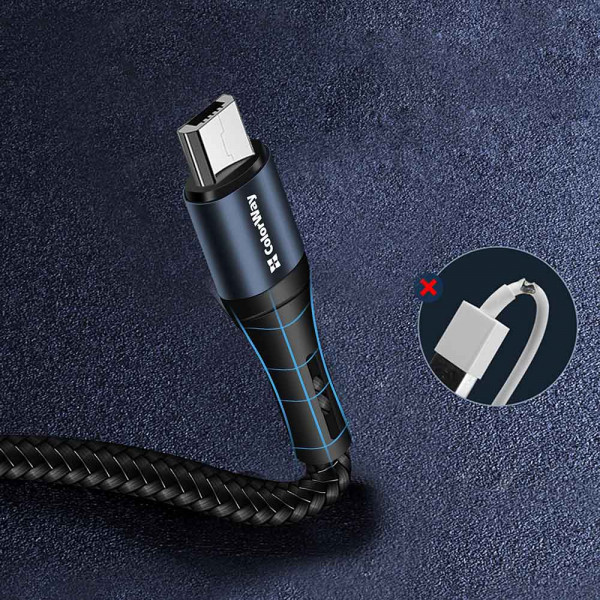 Фото - Кабель синхронизации данных Colorway USB - MicroUSB 2.4А 1 m (CW-CBUM045-BK)