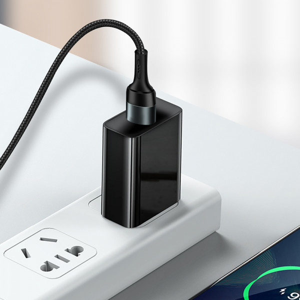 Фото - Кабель синхронизации данных Colorway USB - MicroUSB 2.4А 1 m (CW-CBUM045-BK)