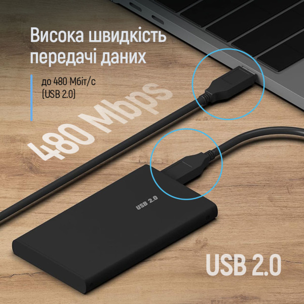 Фото - Кабель USB type A - USB type A Colorway USB-А - USB-А (PVC) 1m (CW-CBUU071-BK)