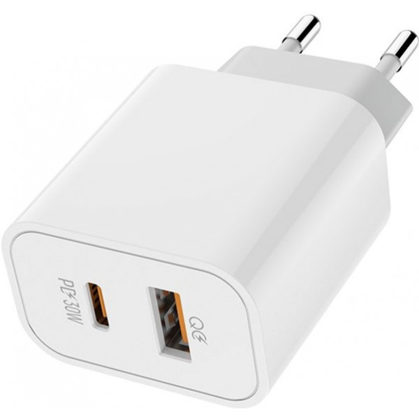 Фото - Сетевое зарядное устройство Colorway Power Delivery Port PPS Type-C PD + USB QC3.0 White (CW-CHS037PD-WT) Фото - Сетевое зарядное устройство Colorway Power Delivery Port PPS Type-C PD + USB QC3.0 White (CW-CHS037PD-WT)