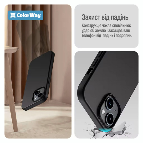 Фото - Чехол для смартфона Colorway TPU matt до Realme 12 4G Black (CW-CTMR124G-BK)