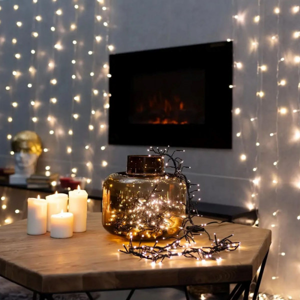 Фото - Мишура-гирлянда Colorway LED 320 10м теплый цвет USB (CW-G-320L10U)