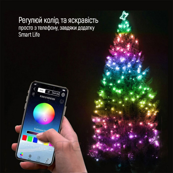 Фото - Гирлянда линейная Colorway 60LED 10 m WiFi Bluetooth (CW-GS-60L10UMC)