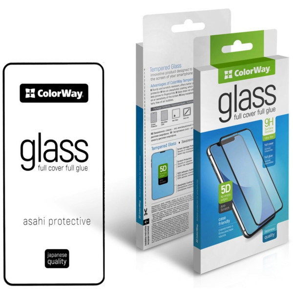 Фото - Защитное стекло для смартфона Colorway 9H FC glue Samsung Galaxy S25 Ultra black (CW-GSFGSG938-BK)