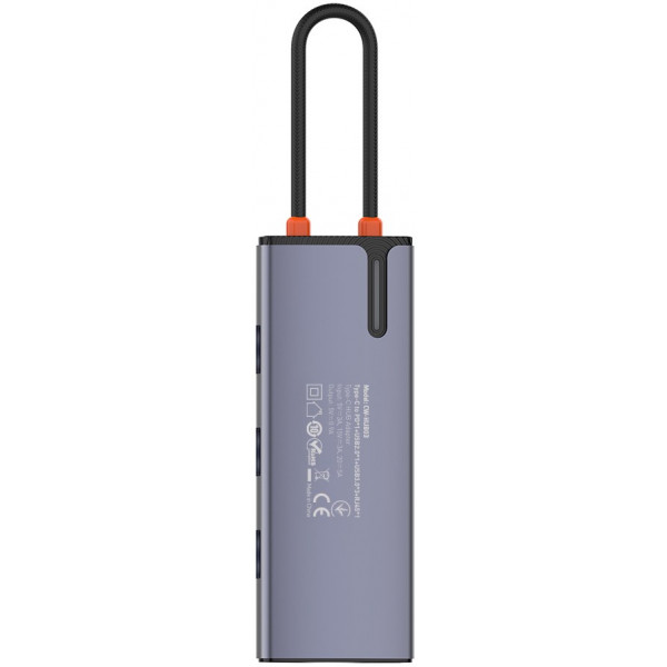 Фото - Хаб USB Colorway USB-C 6-в-1 Type C PD 100W/USB3.0х3/USB2.0/RJ45 (CW-HUB03)
