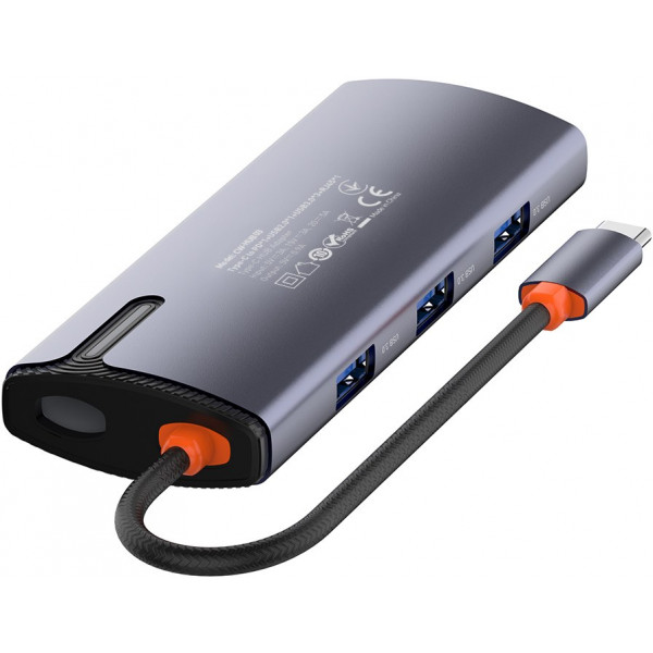 Фото - Хаб USB Colorway USB-C 6-в-1 Type C PD 100W/USB3.0х3/USB2.0/RJ45 (CW-HUB03)
