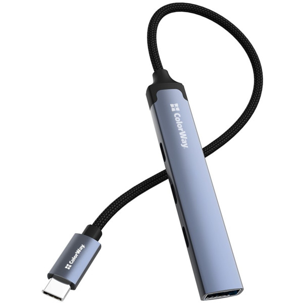 Фото - Хаб USB Colorway USB-C 4-в-1 USB-C2.0х3/USB3.0 (CW-HUB07)