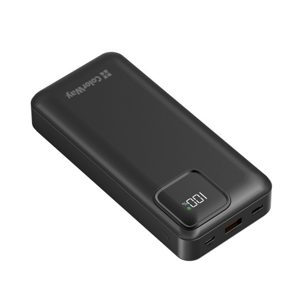 Фото - Батарея мобильная Colorway Power Bank 20000 mAh Optimal Power USB QC3.0 + USB-C PD22.5W Black (CW-PB200LPB5BK-PDD)