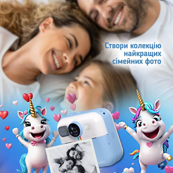 Фото - Фотокамера моментальной печати Colorway CW-PHP01B Blue