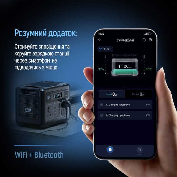 Фото - Зарядная станция универсальная Colorway 2400W 2048Wh LiFePO4 (CW-PR-2K2W-01)