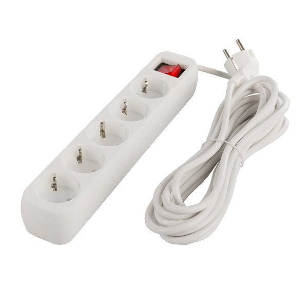 Фото - Сетевой фильтр Colorway 2m White (CW-PSEA52W)
